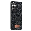 Onegif  Galaxy S24 Fe Bright Simli Kapak - Siyah