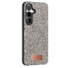 Onegif  Galaxy S25 Plus Bright Simli Kapak - Gümüş