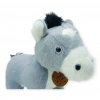 Peluş Hayvanlar Sesli 30 cm At - Gri - 1 ADET