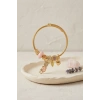 Pembe Kedi Model Gold Renk Charmlı Bileklik