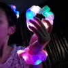 Pembe Renk Led Işıklı Lastikli  Tokası - 3 Modlu Festival & Parti  Tokası