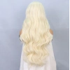 Platin Fiber Sen Front Lace Tül Peruk