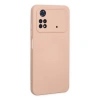 Po M4 Pro 4g Kılıf Nano İçi Kadife  - Pudra