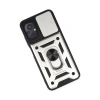 Po M5 Kılıf Pars Lens Yüzüklü  - Gümüş