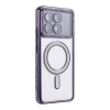 Po X6 Pro Joke Simli Magneticsafe Kılıf - Derin Mor