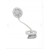 Portatif Işıklı Mini Klipsli Fan