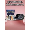 Powerbank Aynalı Bluetooth Kulaklık Ve Akıllı Saat Seti ANC Özelliği Dokunamatik