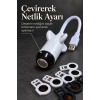 Projeksiyon Lambası USB Bağlantılı Çevirmeli Netlik Ayarlı