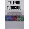 Q Klavye RGB Işıklı Klavye Ve Mouse Seti Kablolu Mouse Hediyeliş