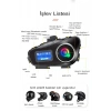 Q58-max Ralu 2 Kişi Bağlantılı Bluetooth Kask Kulaklık Ekranlı Fenerli Müzik Ve Telsiz Intercom