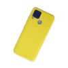 Realme C15 Kılıf Nano İçi Kadife  - Sarı