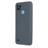 Realme C21 Kılıf Nano İçi Kadife  - Gri
