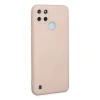 Realme C25y Kılıf Nano İçi Kadife  - Pudra