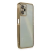 Realme C35 Kılıf  Lensli  - Gold
