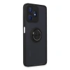 Realme C53 Kılıf Montreal Yüzüklü  Kapak - Siyah