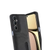 Realme C65 Sara Kartvizitli Deri Kılıf - Siyah