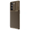 Realme C75 4g Auto Fus Karbon Kapak - Kahverengi