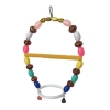 Renkli Boncuklu Oval Hlı Papağan Salıncağı 15 cm-23 cm