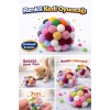 Renkli Ponpon Kedi Oyuncak Topu 7 cm  ( 2 Adet ) – Yumuşak Sessiz Kedi Oyun Topu