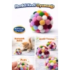 Renkli Ponpon Kedi Oyuncak Topu 7 cm  ( 2 Adet ) – Yumuşak Sessiz Kedi Oyun Topu
