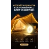 Şarjlı 10 Metre Ledli Şarj Göstergeli 8 Işık Modlu Hareketli Ve Flaşör Modlu Kamp Lambası Led Işık