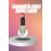 Şarjlı Dekoratif Kamp Lambası Askılı Ampul Led Işık TypeC Girişli