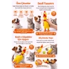 Sesli Horoz Eğlenceli Köpek ve Kediler İçin Sesli Öten Horoz Oyuncak 15 cm