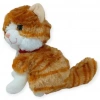Sesli Peluş Kedi 25 cm - Sarı - 1 ADET