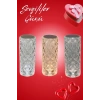 Sevgililer Günü İçin Hediye Kristal Lamba Sevgiliye Hediye USB Şarjlı Gece Lambası (Kopya)