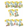 Sevimli Dinozorlar Boyama Kitabı Sticker Çıkartmalı (10 Kitap Set)