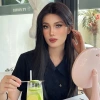 Sıcak Kahverengi Düz Tül Peruk