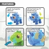 SIL 88592 Silverlit Sesli ve Işıklı Elektronik Robot Dino Heads Up -Necot