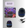 Star Master Galaxy Projektör – 360° Dönebilen Gece Lambası, Dekoratif Ambiyans Işığı