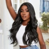 Su Daası Fiber Sen Tül Peruk / Siyah