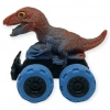 Sürtmeli Dinazor Arabalar  cm - H-20 - T-Rex -Kahverengi - 1 ADET