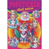 Süslü Kediler Boyama Kitabı Popsticker