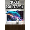 Taşınabilir Sinema Oyun Projektörü Akıllı Projeksiyon Android 11 Yeni Nesil