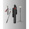 Taşınabilir Tripod ve Selfie Çubuğu Vlog ve Video Çekimi