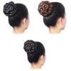 Taşlı Topuz Toka / Kahverengi