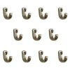 Tekli Bijuteri, Dekor Askısı - Nikel, 100 Adet, 10x18x22 Mm