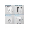 Tekli Yüksek Voltaj Korumalı Duvar Prizi 2x Type-c 1x Usb Çıkışlı Priz Grup Priz Çoğaltıcı Siyah