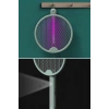Tenis Raketi Tipi Masaüstü Olabilen Gece Lambalı Sinek Kovucu,öldürücü Raket (  )