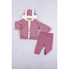 Tşan Kulaklı Puanlı 3lü Kız Bebek Takım