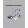 Type‑C Dönüştürücü – 2×USB3.0, SD/MS, 4K HDMI & RJ45 ile Profesyonel Kullanım
