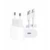 TypeC to C Kablolu 35W Hızlı Şarj Başlığı Set