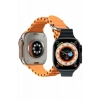 Ultra Akıllı Saat 49 Mm Çift Kordonlu Arama Cevaplama Bluetooth Bağlantılı