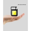 USB Şarjlı 800 Lümen LED Fener – Mini Boy, 3 Işık Modlu, Anahtarlık Tipi El Feneri