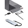 Usb Typec Hub Dönüştürücü Çevirici Çoklayıcı Macbook Çevirici 8 Portlu