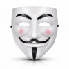 V Mask Premium Vendetta Beyaz Maske (Guy Fawkes Stil)