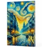 Van Gogh 6 - Sokak Çizgili Yan Boyamalı Defter